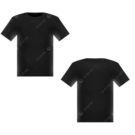 Desain Mockup Kaos Hitam Kaos Maket Hitam PNG Transparan Clipart Dan