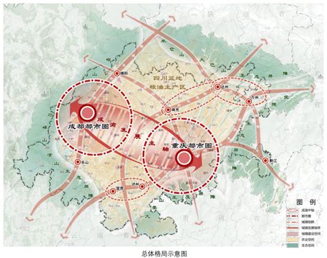 《成渝地区双城经济圈国土空间规划（2021—2035年）（征求意见稿）》 城市论坛 天府社区