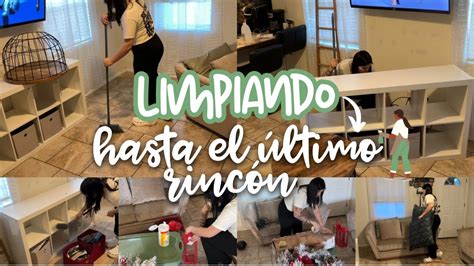 Moviendo Muebles Para Limpiar Extrema Limpieza De La Casa Limpia