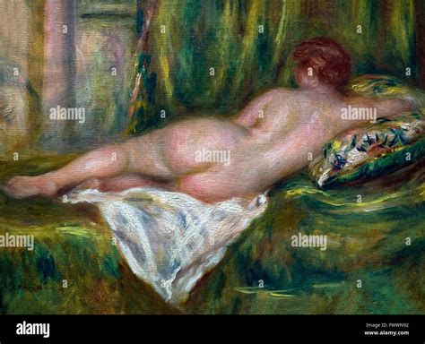 Reclining Nude From The Back Rest After The Bath Le Nu Couche Vu De