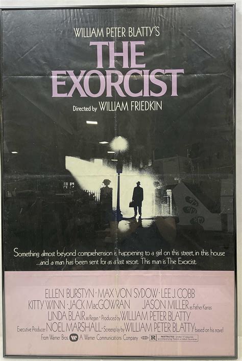 Lot ‘the Exorcist 1973 Original Movie Poster