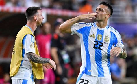 No Se Vio En Tv Cómo Festejó Lionel Messi El Gol De Lautaro Martínez En La Final De La Copa