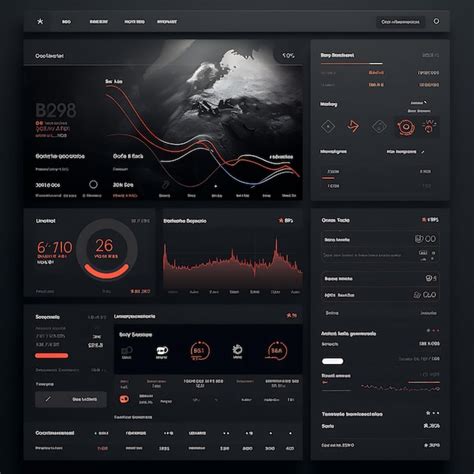 Premium Ai Image Web Dashboard Dark Mode Dashboard With Dark Mode