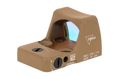 Trijicon RMR Type 2 LED Reflex Sight 3 25 MOA FDE RM01 C 700624