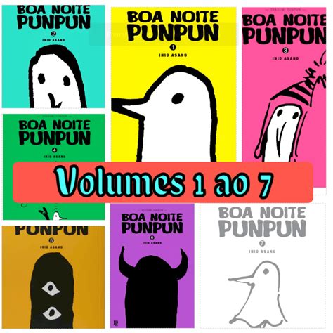 BOA NOITE PUNPUN Mangá Novo Lacrado Volumes 1 2 3 4 5 6 7 Shopee Brasil