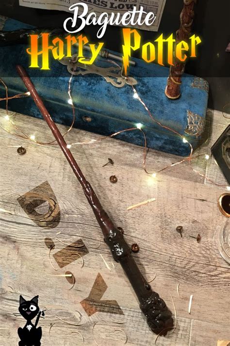 Tuto DIY La Baguette Magique DHarry Potter Harry Potter Bricolage