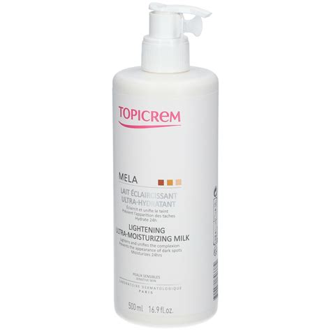 Topicrem Mela Lait éclaircissant Ultra Hydratant 500 Ml Shop Apothekech