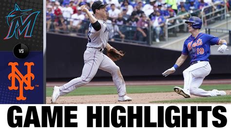 Marlins Vs Mets Game Highlights 71022 Mlb Highlights Youtube