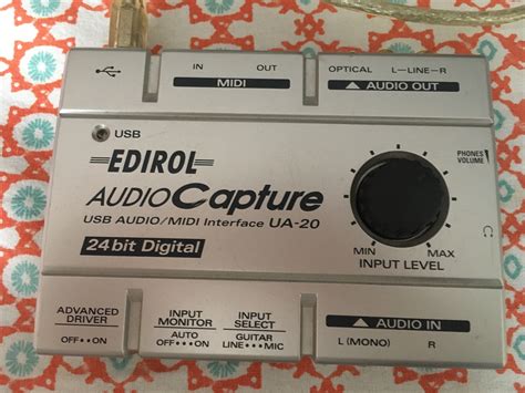 UA-20 - Edirol UA-20 - Audiofanzine