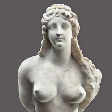 Sculpture Of Venus De Milo And Aphrodite Embracing Stable Diffusion