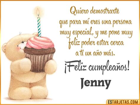 Feliz Cumpleaños Jenny Imágenes Tarjetas y Mensajes