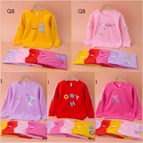 Jual Sweater Anak Perempuan PAKET 3 PCS Baju Anak Perempuan Import