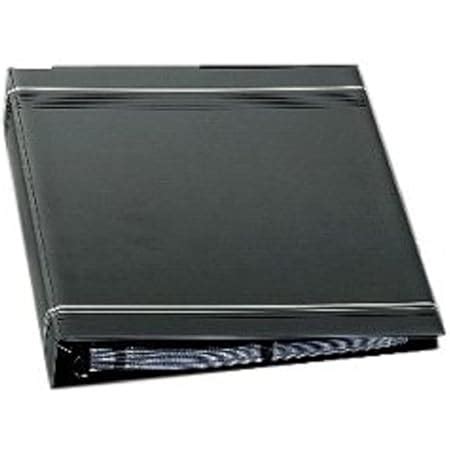 Durable VISIFIX A4 Business Card Album In Charcoal Ring Binder Folder