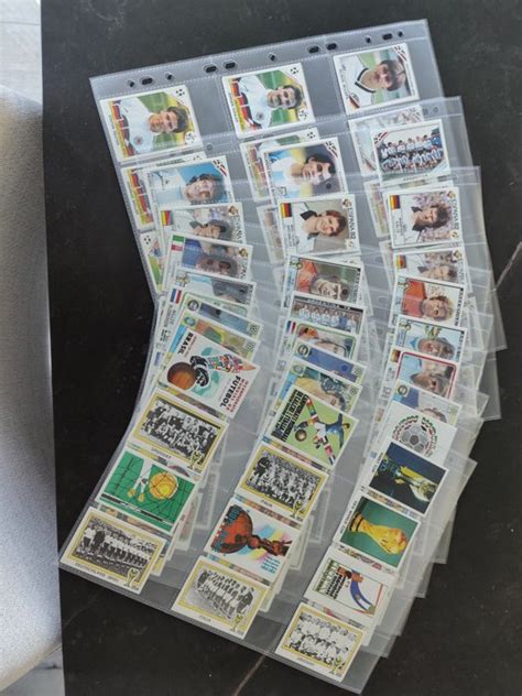 Panini World Cup Story 1990 228 228 Complete Loose Sticker Set