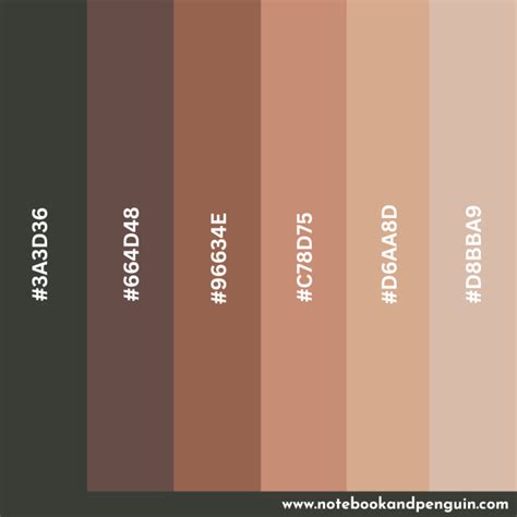 8 Beautiful Skin Tone Color Palette Ideas Hex Codes Included