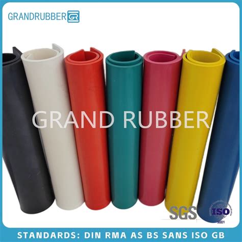 Heat Resistance Cr Nbr Fkm Epdm Rubber Sheet For Hot Stamping Machine