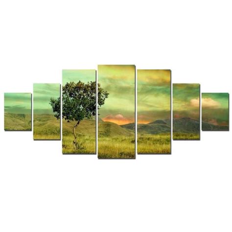 Startonight Grand Format Tableau Art Arbre Solitaire Impression Sur