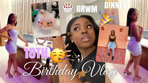 18th Birthday Vlog And Grwm 🎂 Youtube