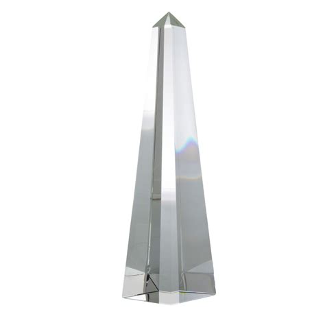 Crystal Diamond Shape Obelisk - Dessau Home