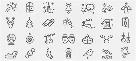 Weihnachtliche Symbole Kostenlose Weihnachts Icon Sets