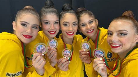 Brasil conquista medalha de ouro na Copa do Mundo de Ginástica Rítmica