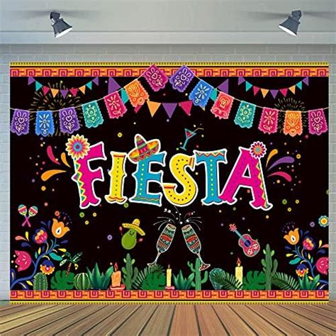 Amazon CYLYH 7x5ft Mexican Themed Party Backdrop Fiesta Party