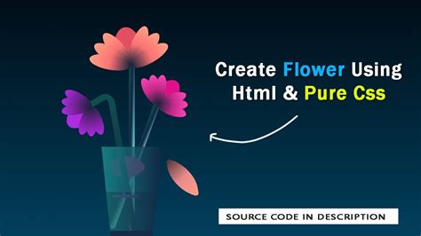 Create Flower Using Html And Css Flower Animation In Pure Css Youtube