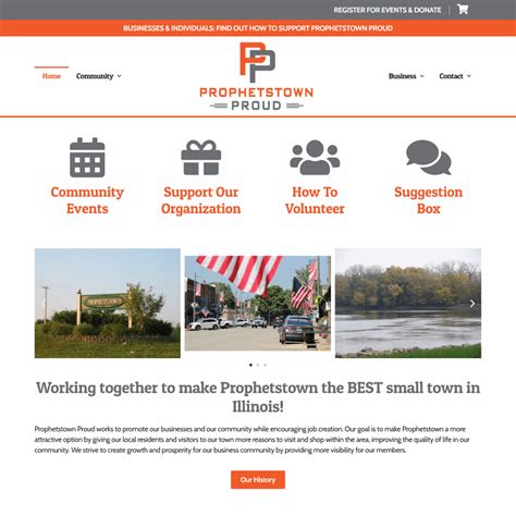 Prophetstown Proud Website Stahr Media