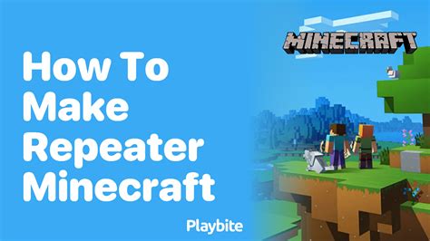 How to Make a Repeater in Minecraft - Playbite