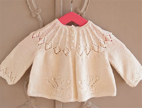 Free Pattern Patons Matinee Jacket Knitting Bee