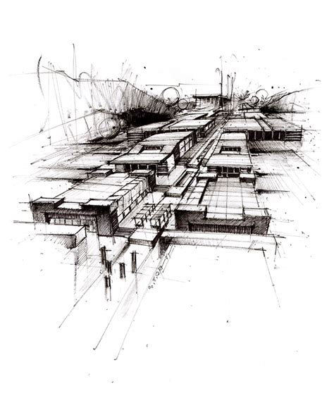 Architectural Sketches By Nasrin Salamisketches