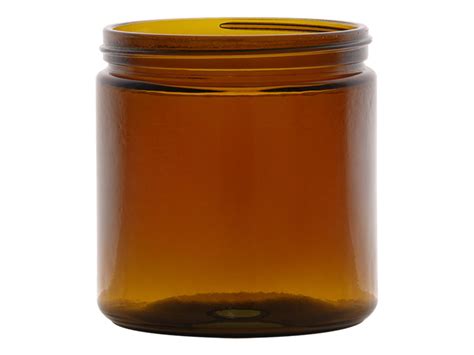 Mx 16 Oz Amber Glass Jars