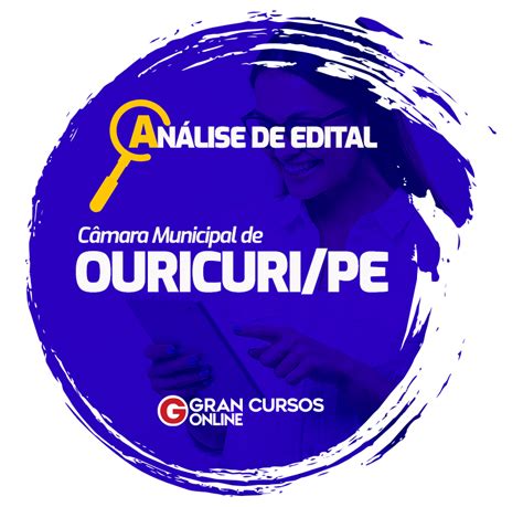 Análise de edital Câmara Municipal de Ouricuri PE