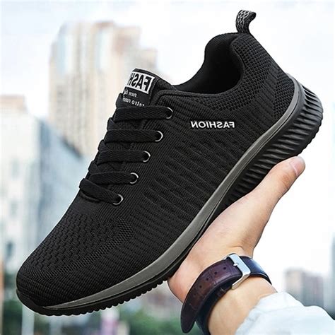 Esporte Masculino Sapatos De Corrida Leve T Nis Andando Sapatos Casuais