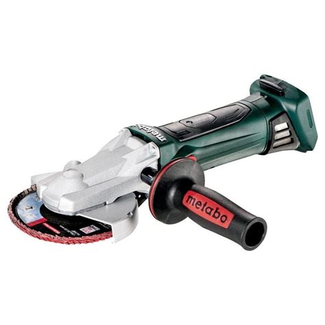 Metabo Flat Head Angle Grinder WF18 LTX125 Quick Body In MetaLoc