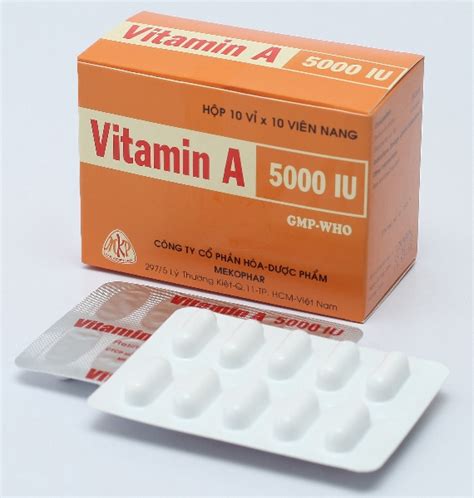 Vitamin A 5000IU - Mekophar