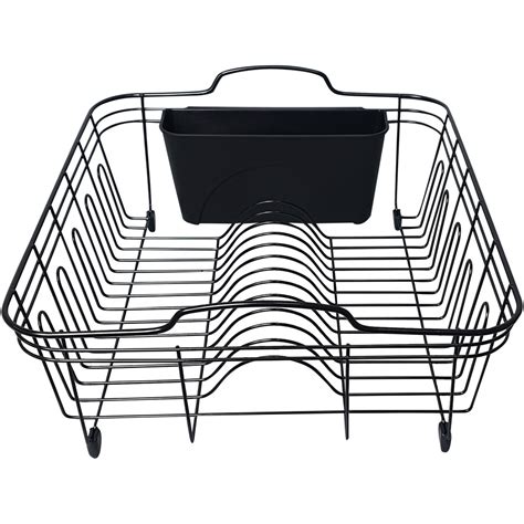 L T Williams Dish Drainer With Cutlery Basket Black BIG W