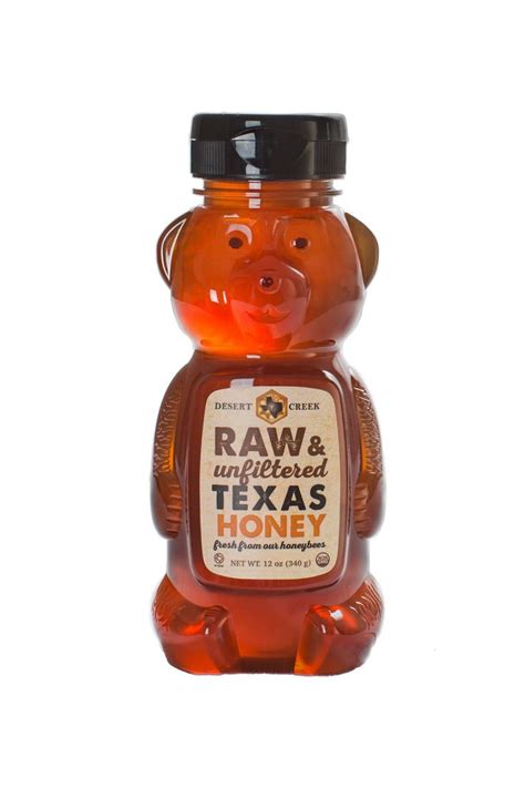 Desert Creek Honey. Honey Bear. Raw. Unfiltered. 100% Real. | Honey ...