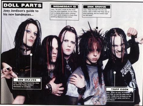 names of the members of murderdolls | Horror punk, Music bands, Nu metal