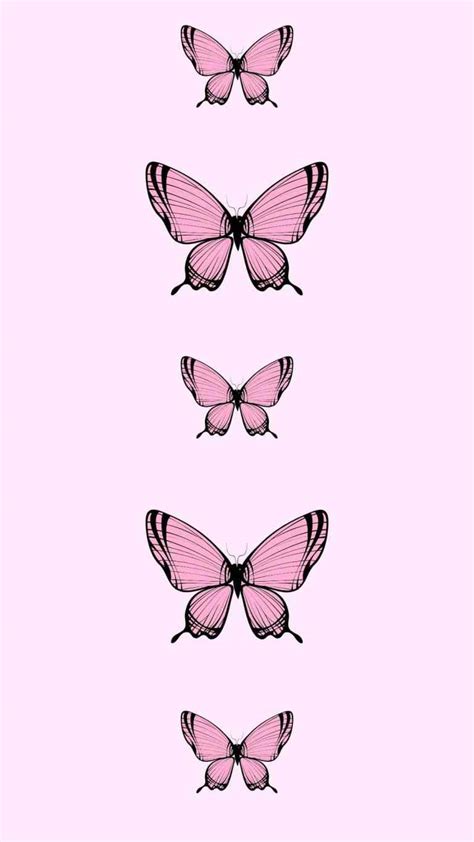 Cute Aesthetic Pink Butterfly Wallpapers Wallpaper Cave Atelier Yuwa