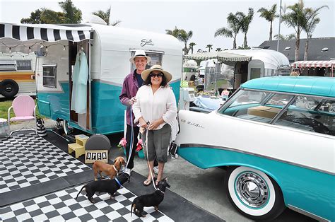 Rving Back To The Future Vintage Trailers Shine In Pismo Beach Rally