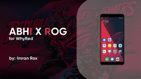 Miui Abhix Rog Edition V For Whyred By Imran Youtube