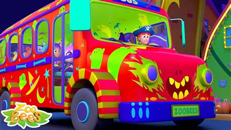 Halloween Roues Dans le Bus Dessin Animé Vidéo et Fantasmagorique