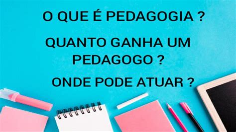 O QUE É PEDAGOGIA Aposte estratégia em bets