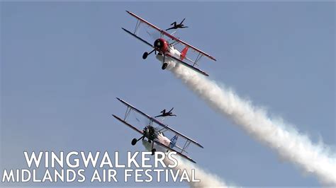 AeroSuperBatics Wingwalkers Midlands Air Festival 2023 YouTube