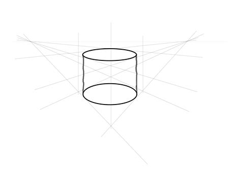 Drawing A Cylinder In Perspective