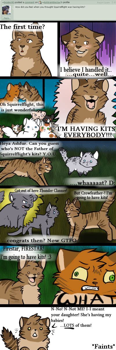 On Deviantart Warrior Cats Funny Warrior Cats Comics