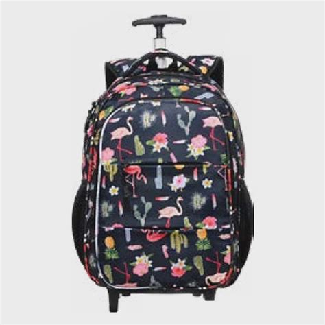 Mochila Escolar Juvenil Rodinhas Flamingo Yepp MN4090 Submarino