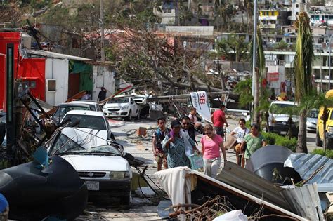 Huracán Otis Sube a 39 la cifra de personas sin vida en Guerrero