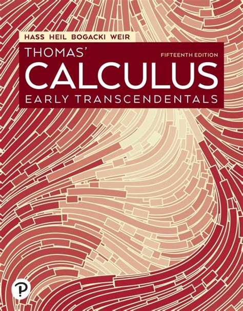 [available] [true Pdf] Thomas Calculus Early Transcendentals 15th